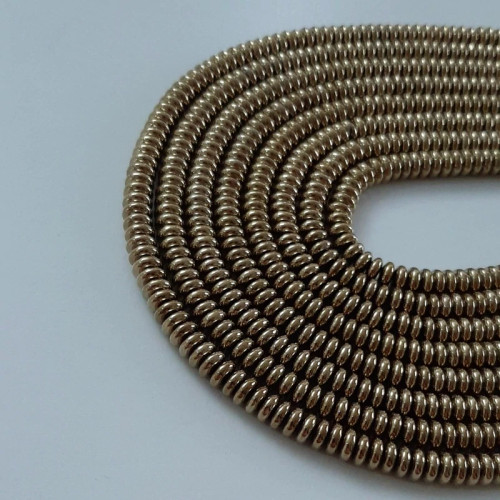 سنگ حدید واشری طلایی سایز 6 (فروش بصورت ریسه ای)