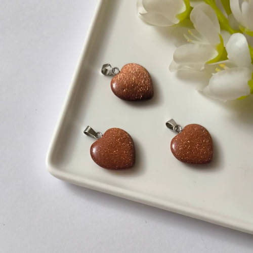 آویز سنگ دلربا طرح قلب (فروش محصول بصورت دونه ای میباشد)