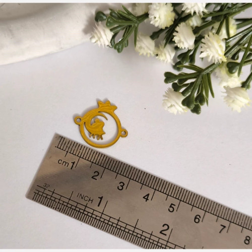 پلاک دستبندی استیل طرح انار یلدایی 2